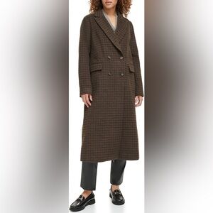 NWT Levi’s Houndstooth Overcoat Size Small